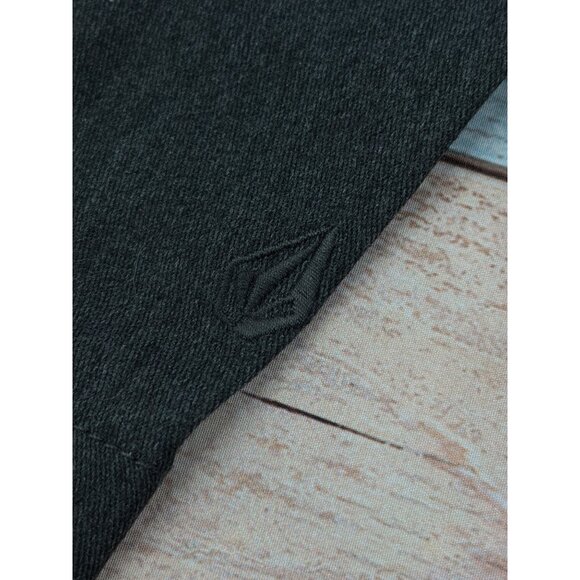 Volcom Mens 31 Vmonty Stretch Chino Shorts Charcoal Gray New - Picture 6 of 6